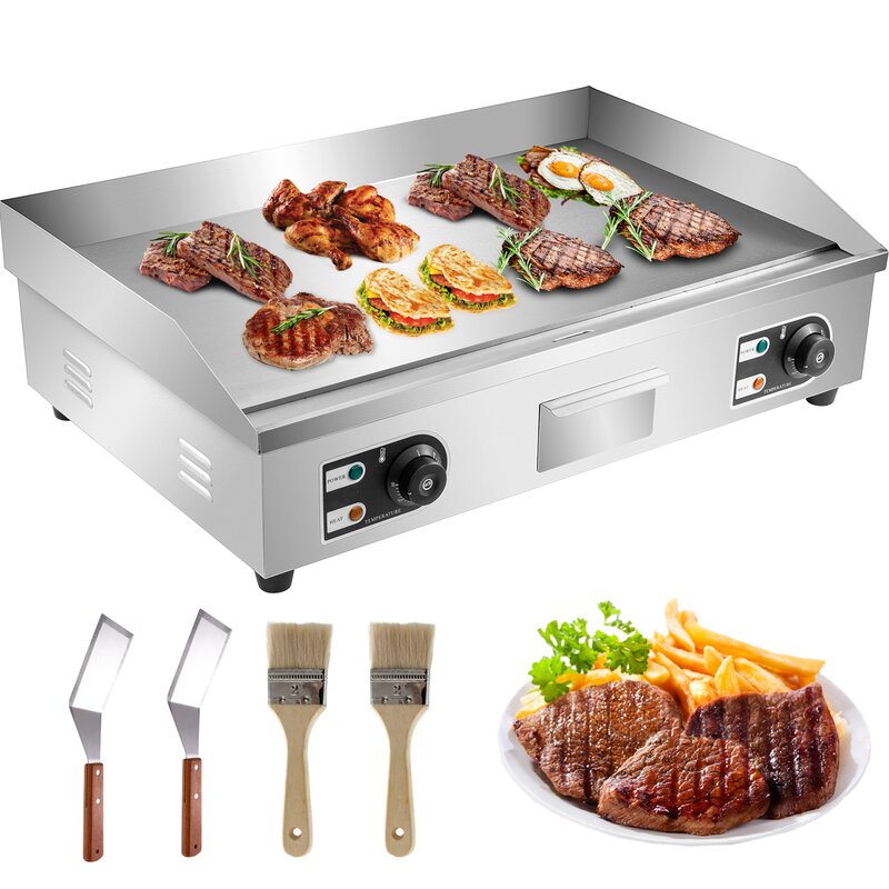commercial electric flat top grill
